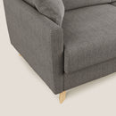 Divano Letto 3 Posti 180x94x97 cm in Tessuto Talpa