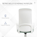 Sedia da Ufficio Ergonomica e Imbottita 62x56x110-119,5 cm Funzione Dondolo in Poliestere Verde  