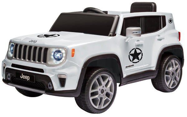 Macchina Elettrica per Bambini 12V con Licenza Jeep Renegade Limited Bianca online