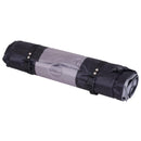 Materassino Gonfiabile da Campeggio con Cuscino in PVC Nero e Grigio 191x63x5 cm 