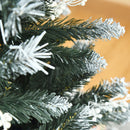 Albero di Natale Artificiale Innevato 180 cm 603 Rami con Bacche Verde