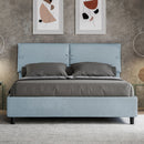 Letto Matrimoniale Sleeper Azzurro Varie Misure