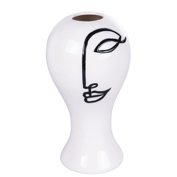 Vaso con Viso Ø12,8x24 cm in Ceramica VdE Tivoli 1996 Vis a Vis online