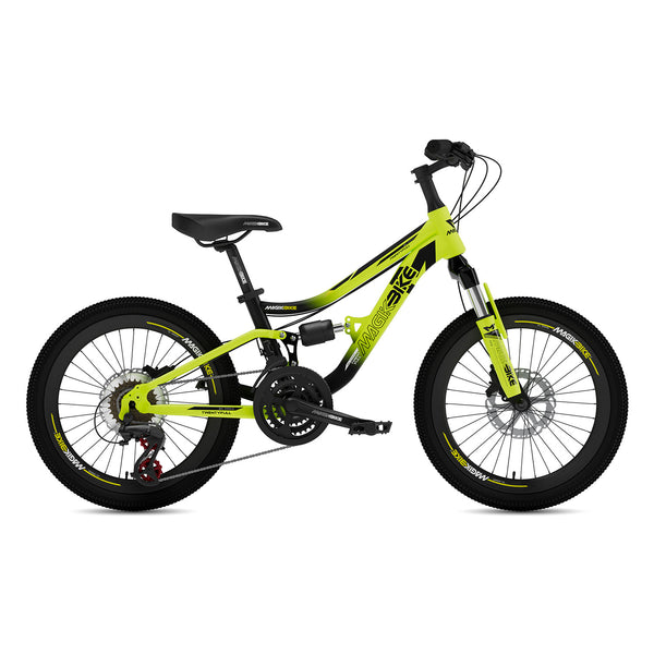 online Bicicletta per Bambini Mountain Bike 20" Twenty Full 20 Cambio Shimano 21V Telaio in Acciaio Verde