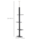 Albero Tiragraffi per Gatti 431x27x228-260 cm  Grigio
