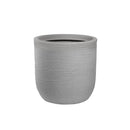 Vaso da Esterno Interno Design Cilindrico Ø35x34 cm Raffaello in Resina Beige 