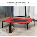 Brandina per Cani e Gatti 76x61x18 cm in Tessuto Oxford Rosso