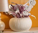 Vaso Icicle Ø40x23 cm in Mgo Crema      