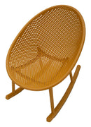 Sedia a Dondolo Ibiza Senape 66x88x80 cm in Polipropilene Senape      