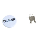 Set 2000 Fiches da Poker 2 Mazzi di Carte e Pulsante Dealer con Valigetta