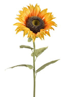 Set 2 Girasole Artificiale Altezza 123 cm Giallo