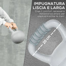 Kettlebell per Allenamento 6 Kg in PVC e Sabbia Metallica Grigio