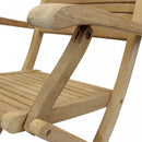 Sedia Mirage Pieghevole 42x60x85 h cm in Legno Marrone