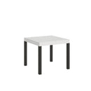 Tavolo Allungabile 90-246x90x77 cm Everyday Bianco Frassino