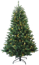 Albero di Natale Artificiale con Luci LED Verde Varie Misure