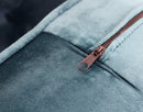 Divano 3  Posti Chesterfield 197x74x82 h cm in Velluto Blu