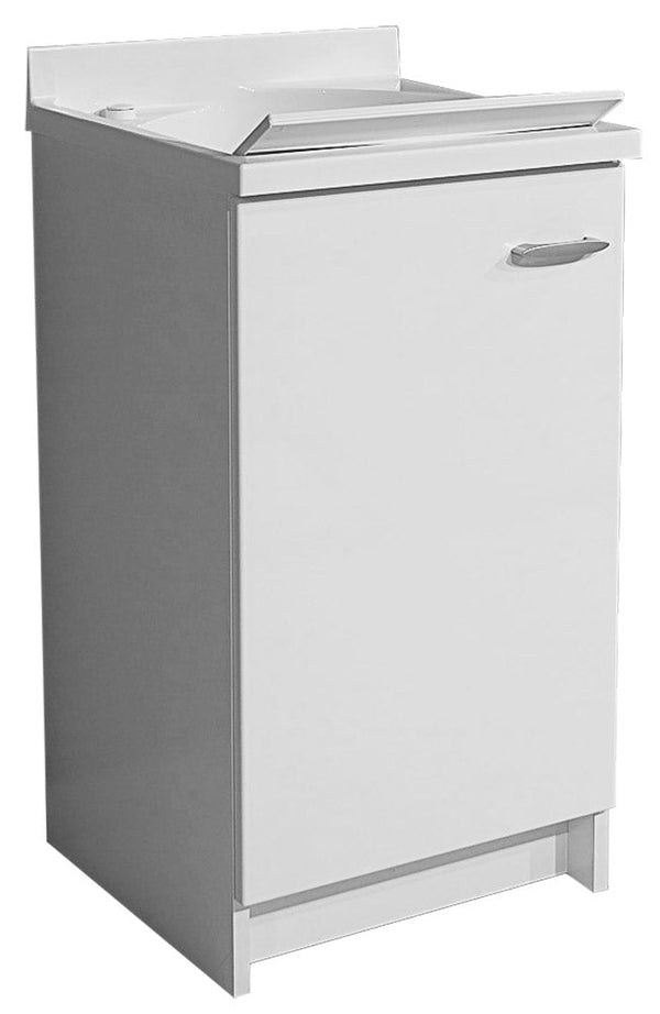 Mobile Lavatoio 45x50x85cm Anta Asse in Termoplastico Montegrappa Marella Bianco Sinistra con Cesto prezzo