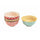 Set 4 Ciotole Ø11x5,5 cm 250 ml in Porcellana VdE Tivoli 1996 Confusion
