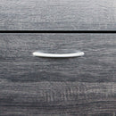 Scarpiera Sally 60x24x80 h cm in Legno Grigio Scuro