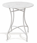 Set da Giardino Pieghevole in Ferro con Tavolo e 2 Sedie Soriani Provence Breakfast Bianco