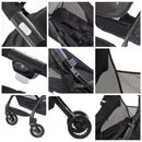Passeggino Trolley Pieghevole per Bambini Barotti Nice Girl