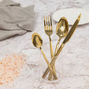 Servizio Set di Posate 24 Pezzi in Acciaio Inossidabile 18/8 VdE Tivoli 1996 Luxury Oro
