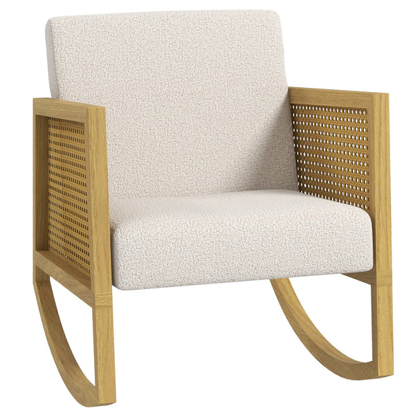 online Poltrona a Donodolo 60x76x74 cm in Poliestere e Legno di Pioppo Grigio