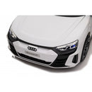 Macchina Elettrica per Bambini 12V Licenza Ufficiale Audi RS E-Tron GT con Telecomando Bianco