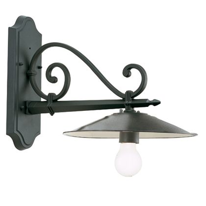 online Lampada Applique Colore Grigio per Esterno Linea Piatto Antico Sovil