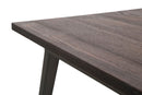 Tavolo Square Industrial 80x80x75 cm ELM Legno e Ferro Marrone