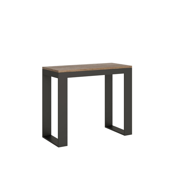 Consolle Allungabile 90-196x40x77 cm in Nobilitato Marrone online