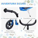 Monopattino per Bambini 5-12 Anni 120x52x80-88 cm Supporta fino a 50 Kg Telaio in Acciaio Blu  