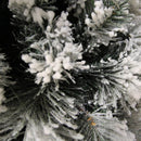 Albero di Natale Artificiale Innevato  Bianco Slim Varie Misure
