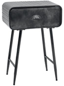 Mobiletto 1 Cassetto in Metallo Nero