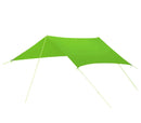Tenda a sospensione con parasole per camping con picchetti e tiranti Verde