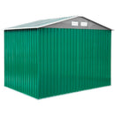Casetta Box da Giardino in Lamiera 261x181x198 cm Basic L Verde
