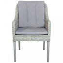 Poltrona Malesia 58x60x88 h cm in Wicker Grigio