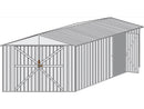 Casetta Box da Giardino in Lamiera di Acciaio Porta Utensili 360x514x230 cm Enaudi Verde
