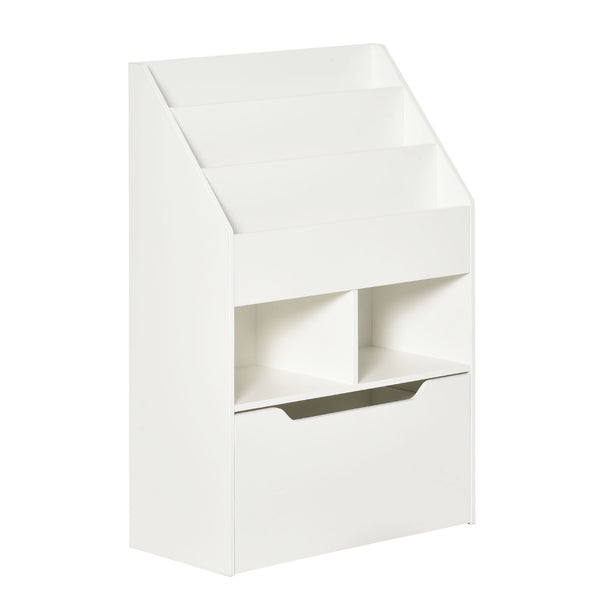 Libreria per Bambini 60x29,9x90 cm con Ripiani e 1 Cassetto in MDF Bianco online