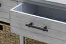 Mobile 2 Cassetti 4 Ceste 73,5x32x78 cm in Legno Soriani Grigio Anticato