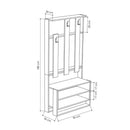 Mobile ingresso 90x36x180 cm Chester bianco