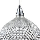 Lampada pendente Pendant in Metallo Moreno Cromo