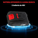 Forbici da Potatura Elettrica Cesoia Portatile con Doppia Batteria