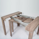 Consolle Allungabile in Legno H77x40x90\/300cm Itamoby Magic Color Noce Classica