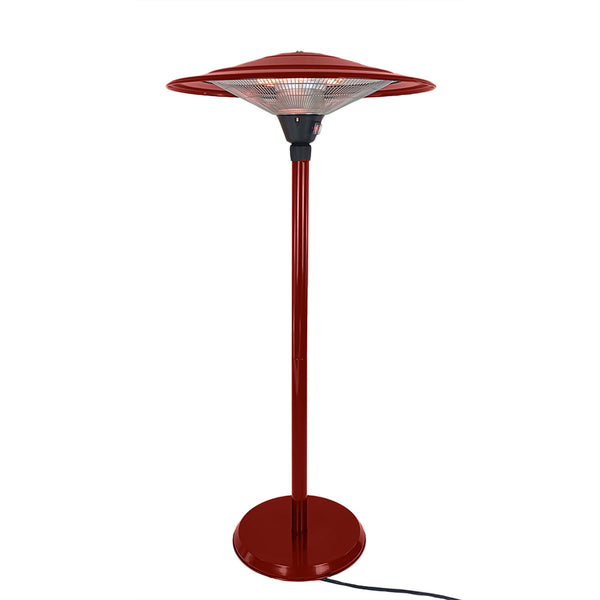 Stufa Elettrica Fungo Riscaldante Infrarossi Saturno Esterno-Interno Regolabile Bordeaux sconto