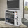 Mobile porta TV Crescendo 80 81x40x72H cm bianco frassinato
