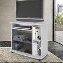Mobile porta TV Crescendo 80 81x40x72H cm bianco frassinato
