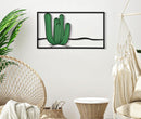 Pannello da Muro Cactus 60x1,3x33 cm in Ferro Multicolor      