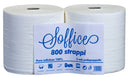 Set 2 Rotoli Carta Asciugamani 2 Veli Monouso 800 Strappi Bauer Soffice