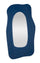 Specchio da Muro Dafne Blu 90x4x165 cm in MDF e Specchio Blu